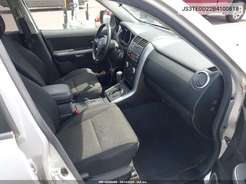 2011 Suzuki Grand Vitara Premium VIN: JS3TE0D22B4100818 Lot: 42268458