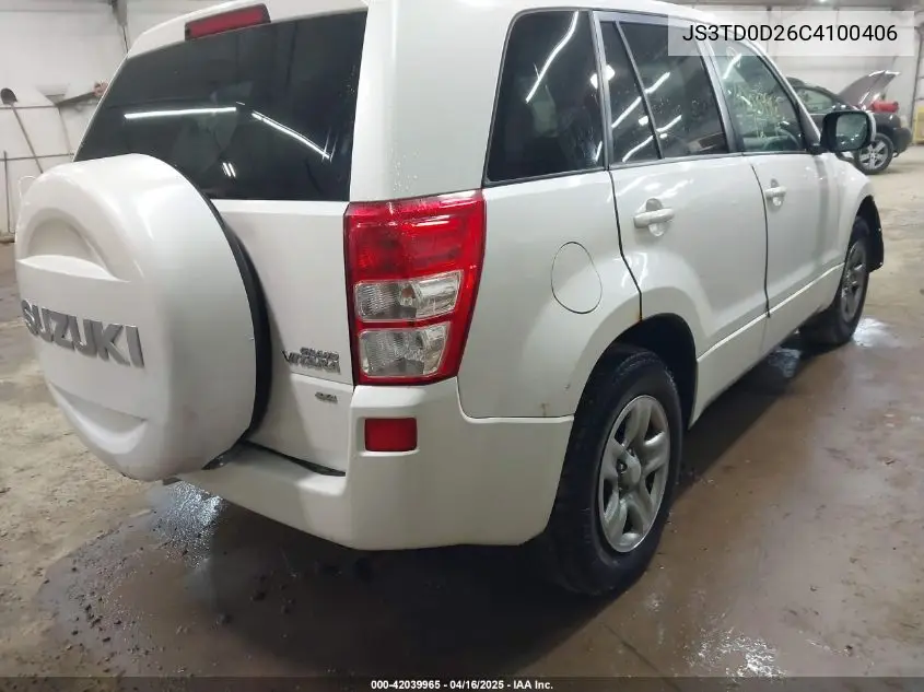 2012 Suzuki Grand Vitara Premium VIN: JS3TD0D26C4100406 Lot: 42039965