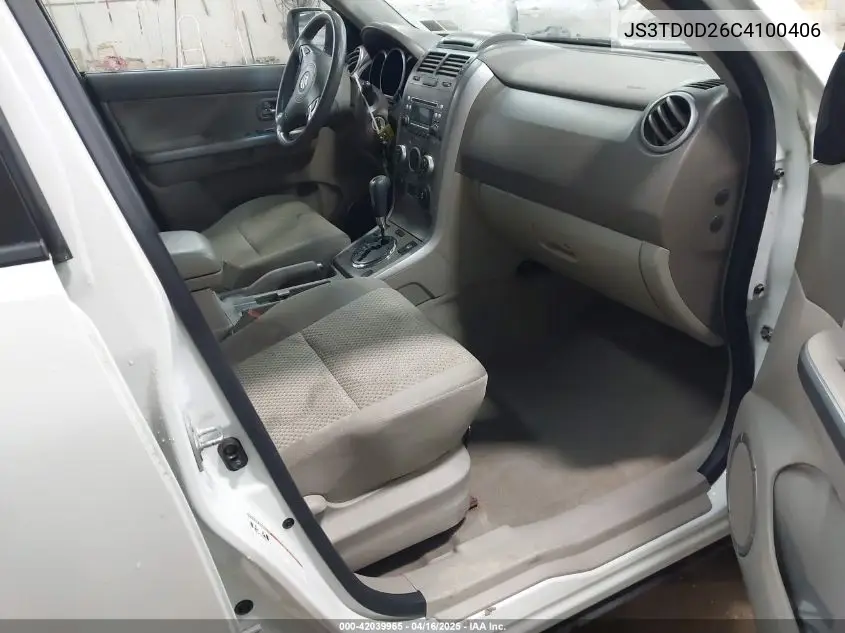 2012 Suzuki Grand Vitara Premium VIN: JS3TD0D26C4100406 Lot: 42039965