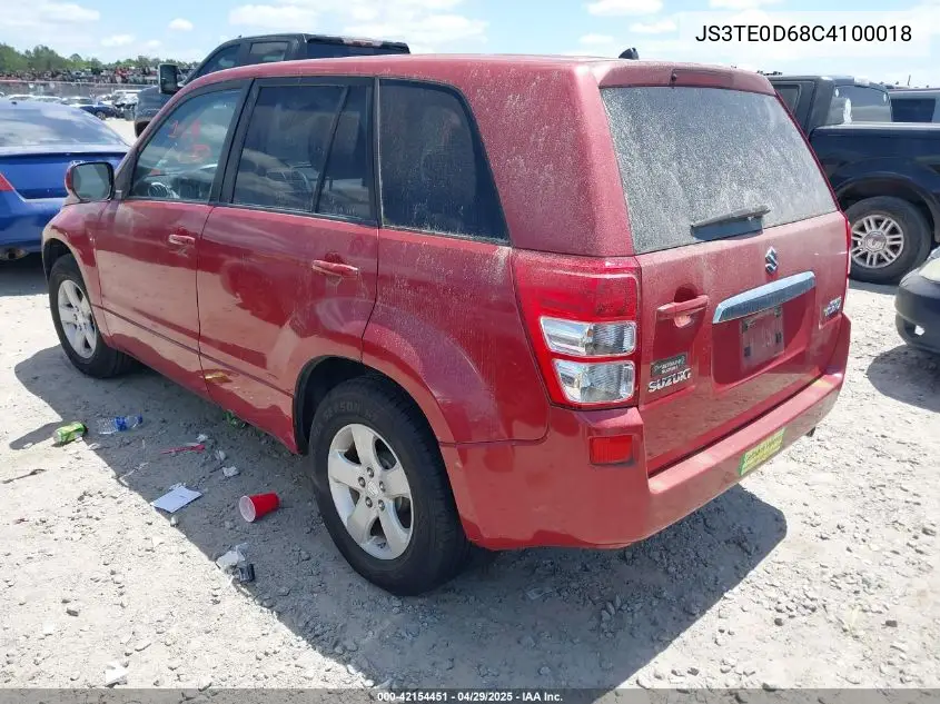 2012 Suzuki Grand Vitara Premium VIN: JS3TE0D68C4100018 Lot: 42154451