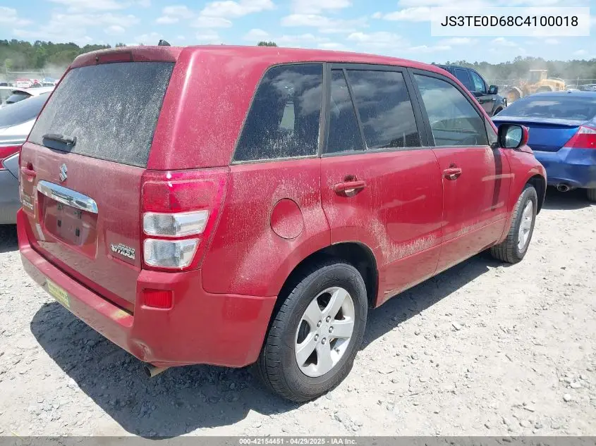 2012 Suzuki Grand Vitara Premium VIN: JS3TE0D68C4100018 Lot: 42154451