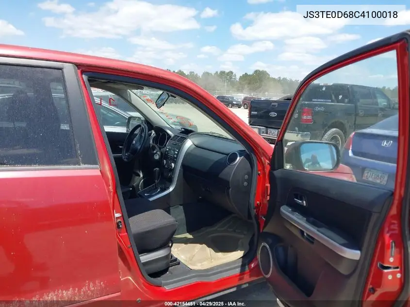 2012 Suzuki Grand Vitara Premium VIN: JS3TE0D68C4100018 Lot: 42154451