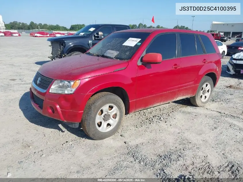 2012 Suzuki Grand Vitara Premium VIN: JS3TD0D25C4100395 Lot: 42258308