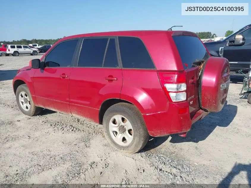 2012 Suzuki Grand Vitara Premium VIN: JS3TD0D25C4100395 Lot: 42258308