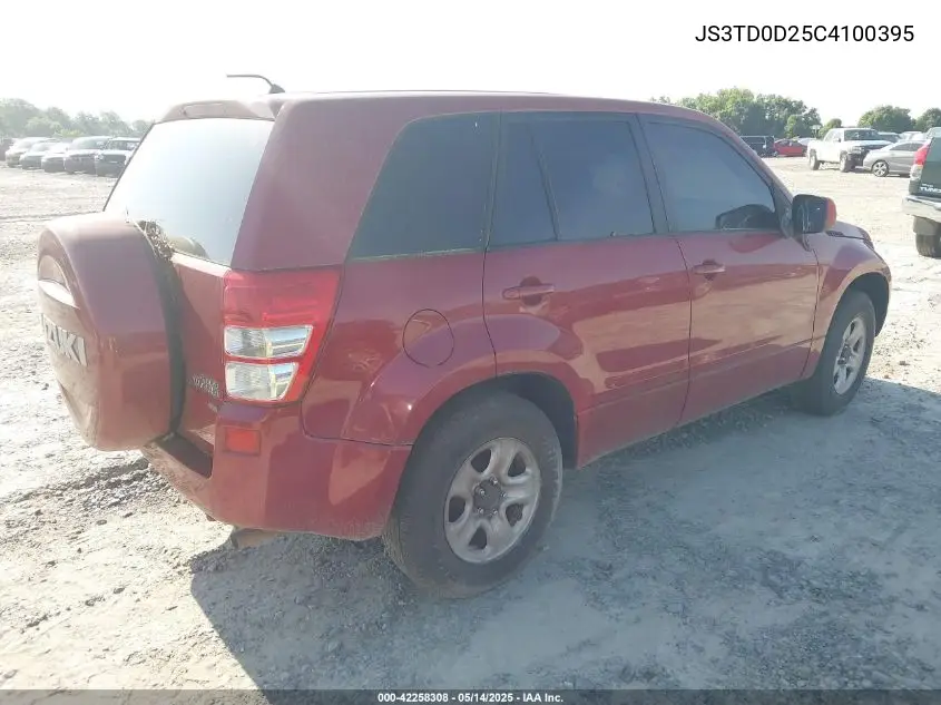 2012 Suzuki Grand Vitara Premium VIN: JS3TD0D25C4100395 Lot: 42258308