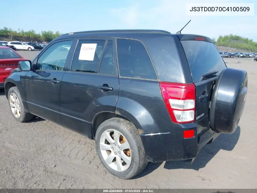 2012 Suzuki Grand Vitara Limited VIN: JS3TD0D70C4100509 Lot: 42643689