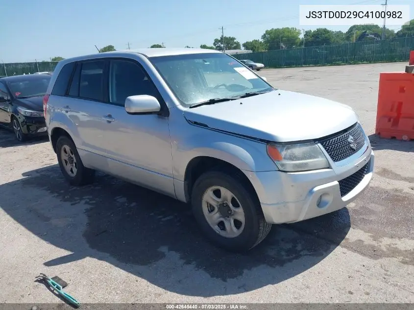 2012 Suzuki Grand Vitara Premium VIN: JS3TD0D29C4100982 Lot: 42645440
