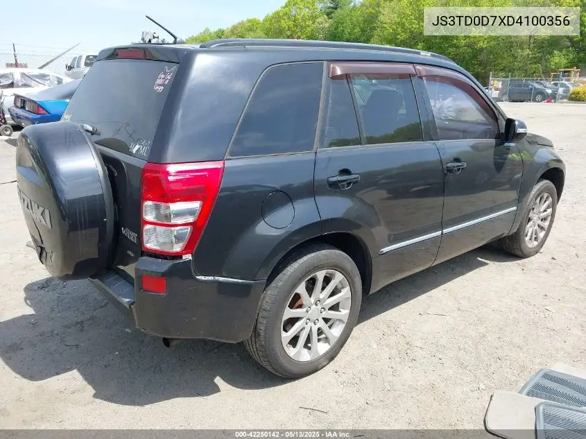 2013 Suzuki Grand Vitara Limited VIN: JS3TD0D7XD4100356 Lot: 42250142