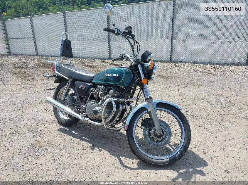 1977 Suzuki Gs550 VIN: GS550110160 Lot: 42637565