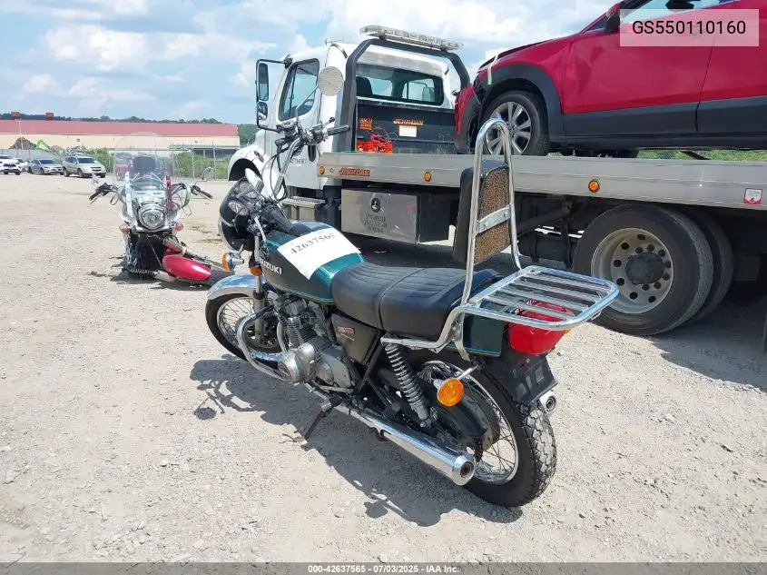 1977 Suzuki Gs550 VIN: GS550110160 Lot: 42637565