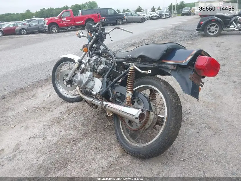 1978 Suzuki Gs550 VIN: GS550114455 Lot: 42454205