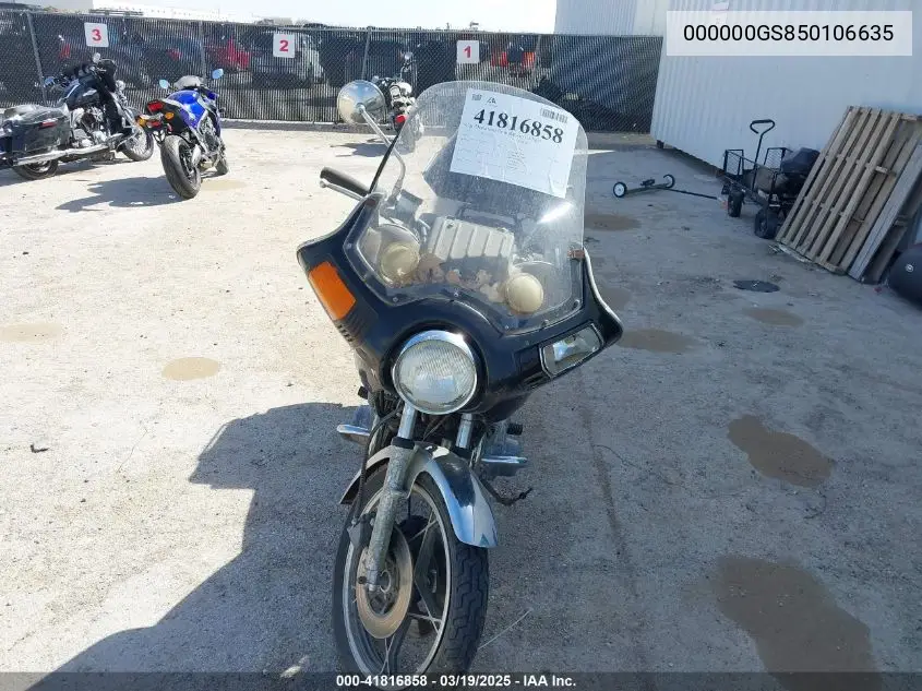 1979 Suzuki Gs850 VIN: 000000GS850106635 Lot: 41816858