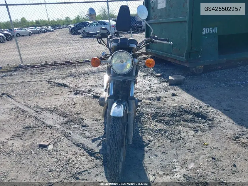 1979 Suzuki Gs450 VIN: GS425502957 Lot: 42191020