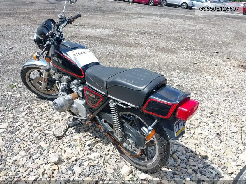 1980 Suzuki Gs550 E VIN: GS550E126607 Lot: 42640917