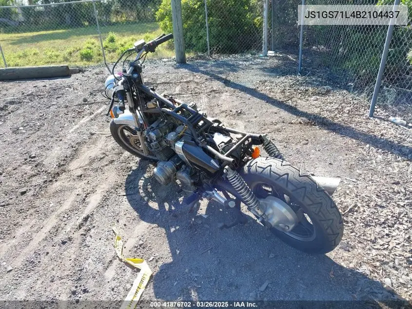 1981 Suzuki Gs850 Gl VIN: JS1GS71L4B2104437 Lot: 41876702
