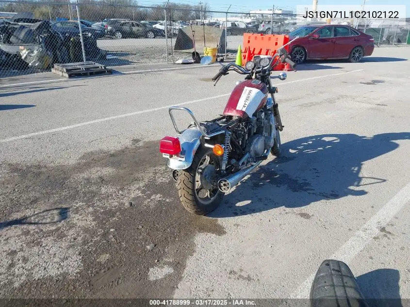 1982 Suzuki Gs550 L VIN: JS1GN71L1C2102122 Lot: 41788999