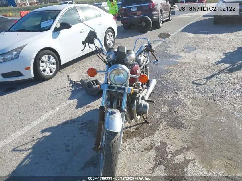 1982 Suzuki Gs550 L VIN: JS1GN71L1C2102122 Lot: 41788999
