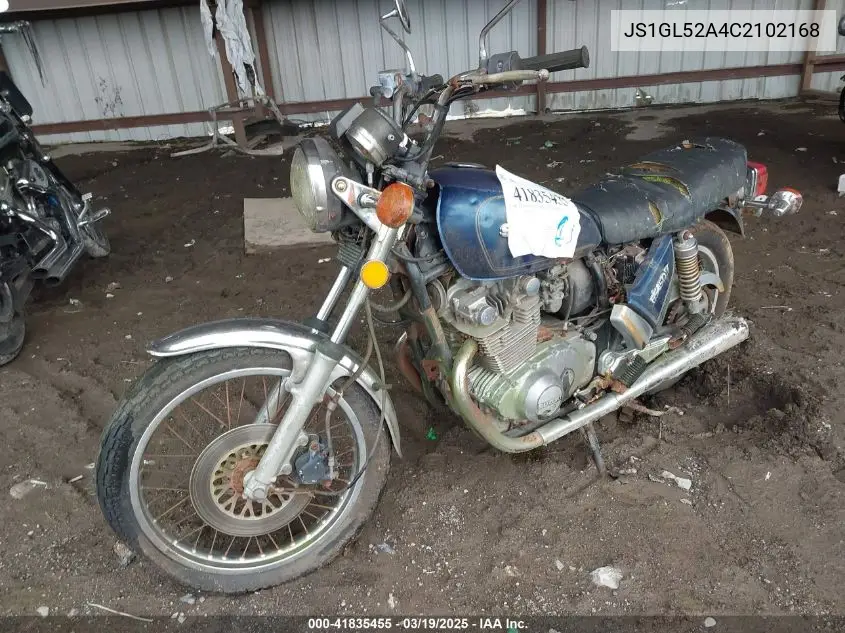1982 Suzuki Gs450 T VIN: JS1GL52A4C2102168 Lot: 41835455