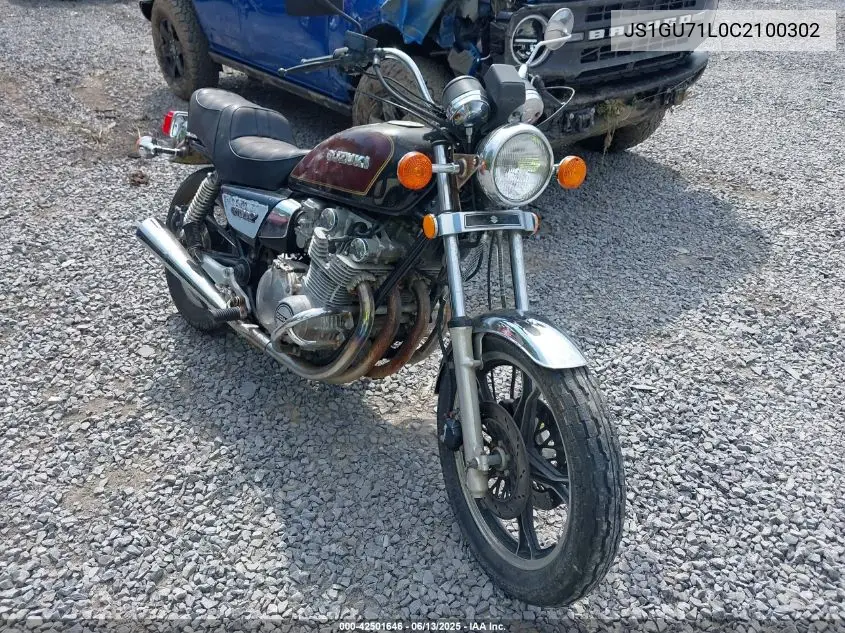 1982 Suzuki Gs1100 Gl VIN: JS1GU71L0C2100302 Lot: 42501646