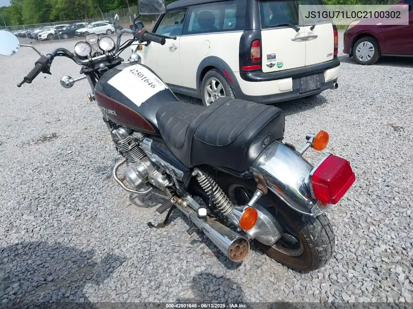 1982 Suzuki Gs1100 Gl VIN: JS1GU71L0C2100302 Lot: 42501646