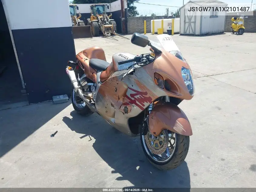1999 Suzuki Gsx1300 R VIN: JS1GW71A1X2101487 Lot: 42277706