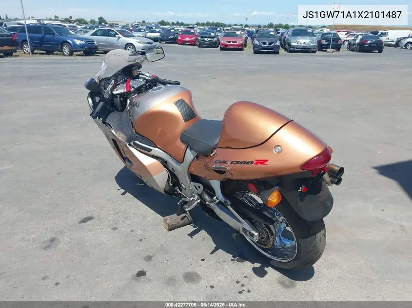 1999 Suzuki Gsx1300 R VIN: JS1GW71A1X2101487 Lot: 42277706