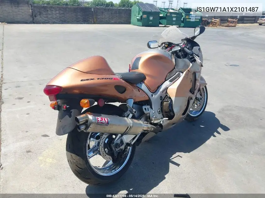 1999 Suzuki Gsx1300 R VIN: JS1GW71A1X2101487 Lot: 42277706