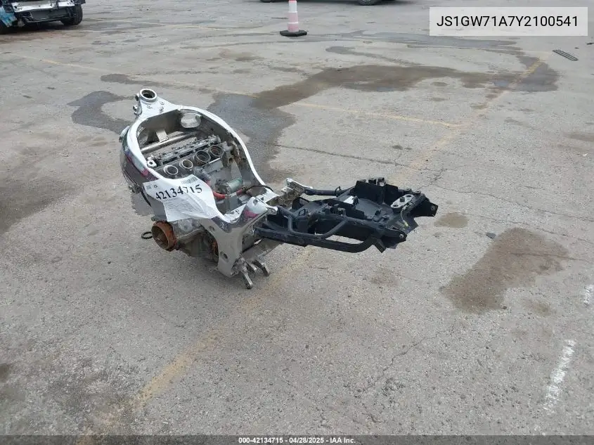 2000 Suzuki Gsx1300 R VIN: JS1GW71A7Y2100541 Lot: 42134715