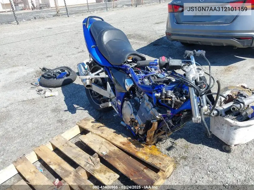 2001 Suzuki Gsf600 S VIN: JS1GN7AA312101159 Lot: 41400965