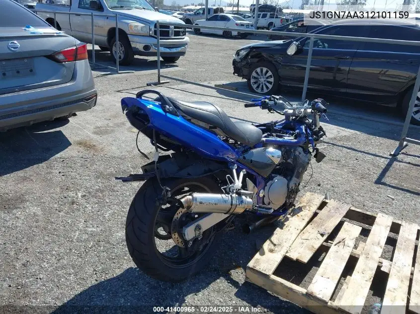 2001 Suzuki Gsf600 S VIN: JS1GN7AA312101159 Lot: 41400965