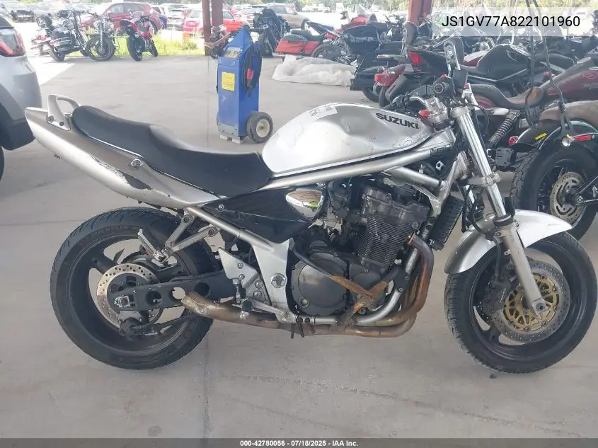 2002 Suzuki Gsf1200 S VIN: JS1GV77A822101960 Lot: 42780056