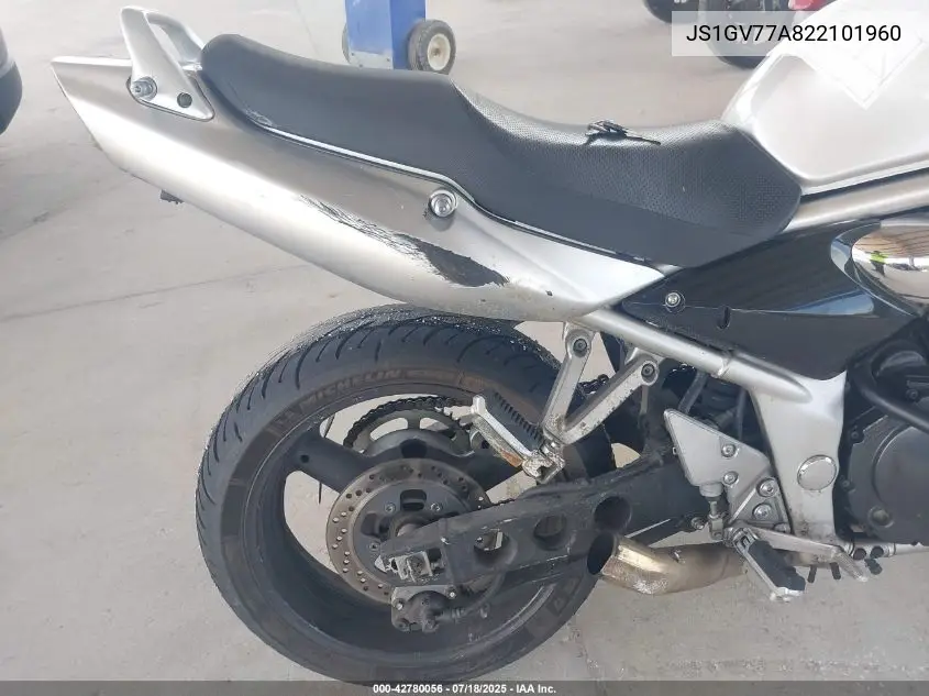 2002 Suzuki Gsf1200 S VIN: JS1GV77A822101960 Lot: 42780056