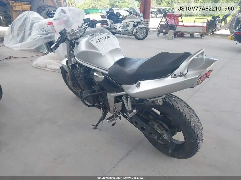 2002 Suzuki Gsf1200 S VIN: JS1GV77A822101960 Lot: 42780056