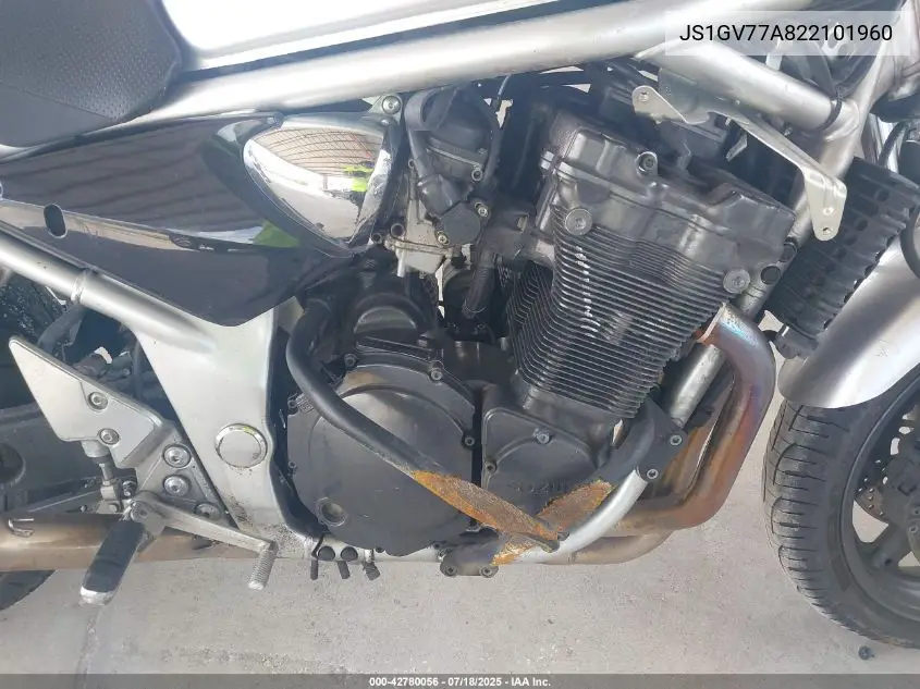 2002 Suzuki Gsf1200 S VIN: JS1GV77A822101960 Lot: 42780056