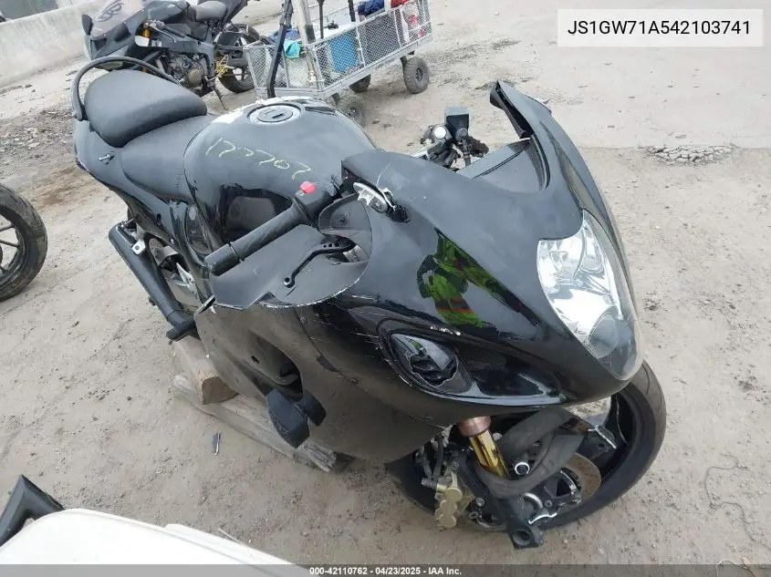 2004 Suzuki Gsx1300 R VIN: JS1GW71A542103741 Lot: 42110762