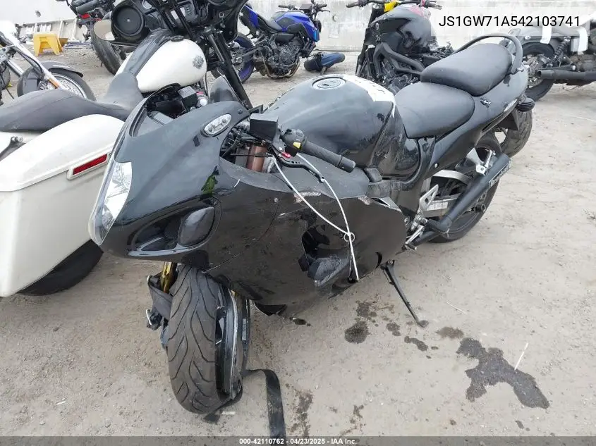 2004 Suzuki Gsx1300 R VIN: JS1GW71A542103741 Lot: 42110762
