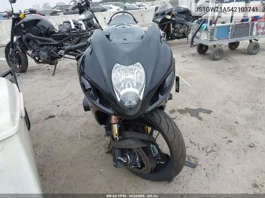 2004 Suzuki Gsx1300 R VIN: JS1GW71A542103741 Lot: 42110762