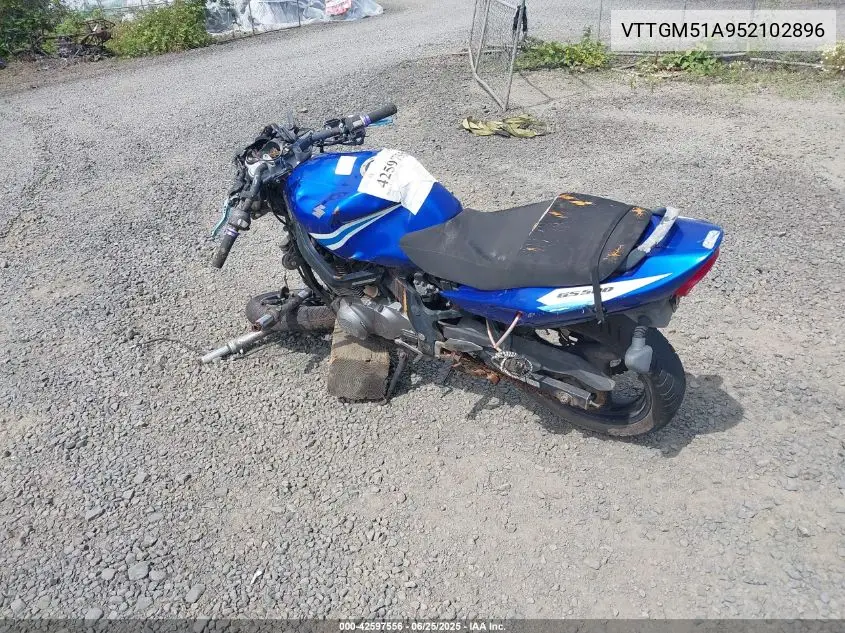 2005 Suzuki Gs500 Fk VIN: VTTGM51A952102896 Lot: 42597556