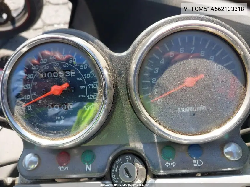 2006 Suzuki Gs500 Fk VIN: VTTGM51A562103318 Lot: 42136056