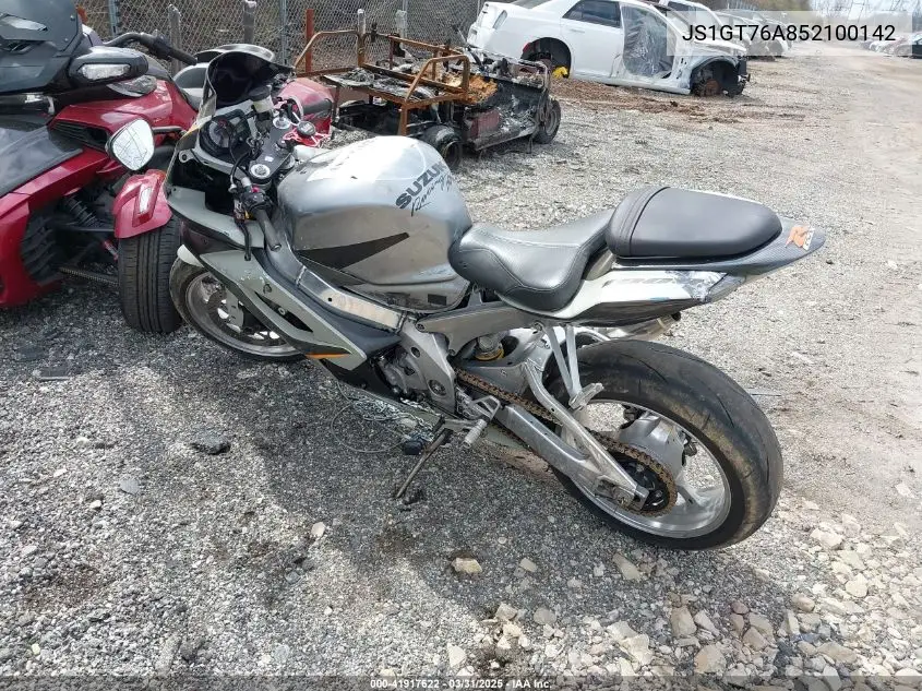 2005 Suzuki Gsx-R1000 VIN: JS1GT76A852100142 Lot: 41917622
