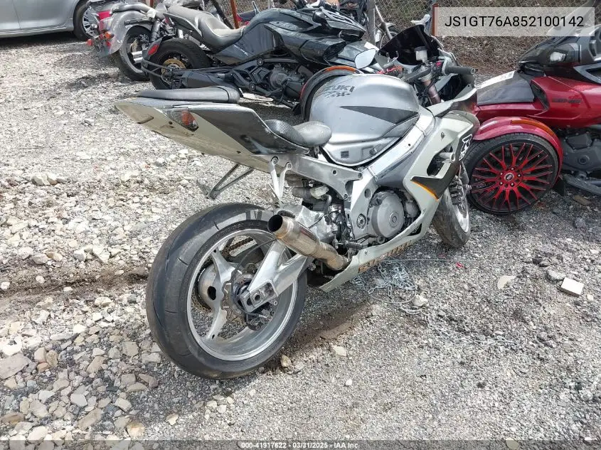 2005 Suzuki Gsx-R1000 VIN: JS1GT76A852100142 Lot: 41917622