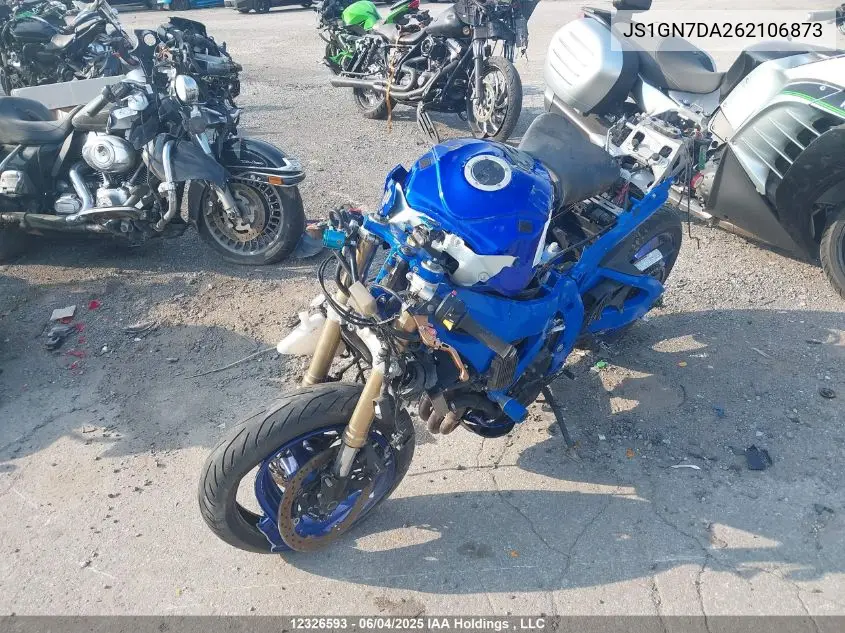 2006 Suzuki Gsx-R600 K6 VIN: JS1GN7DA262106873 Lot: 12326593