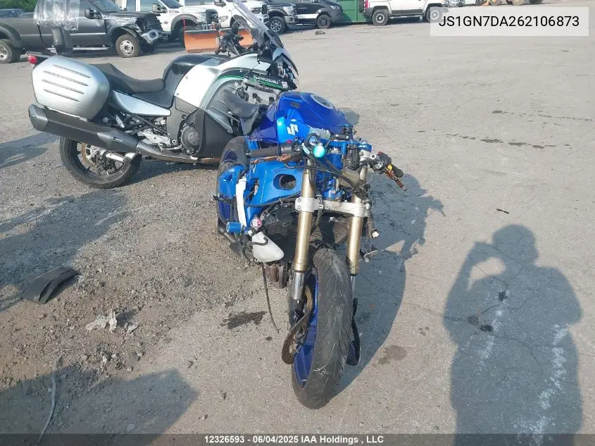 2006 Suzuki Gsx-R600 K6 VIN: JS1GN7DA262106873 Lot: 12326593