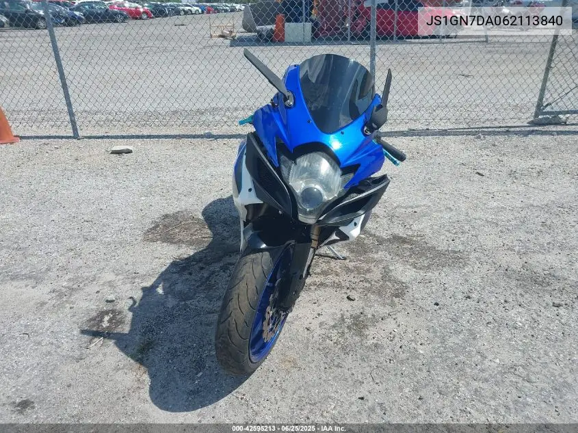 2006 Suzuki Gsx-R600 K6 VIN: JS1GN7DA062113840 Lot: 42595213