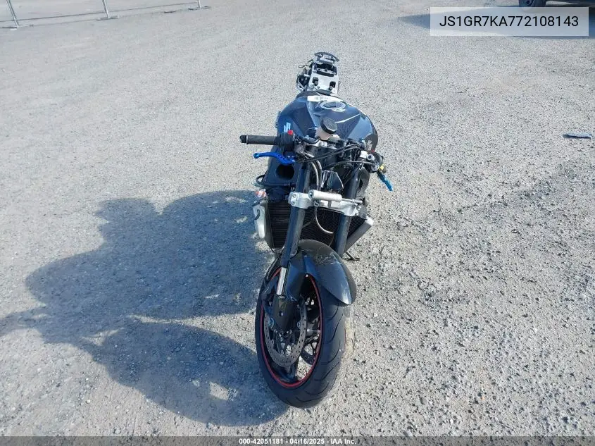 2007 Suzuki Gsx-R750 VIN: JS1GR7KA772108143 Lot: 42051181