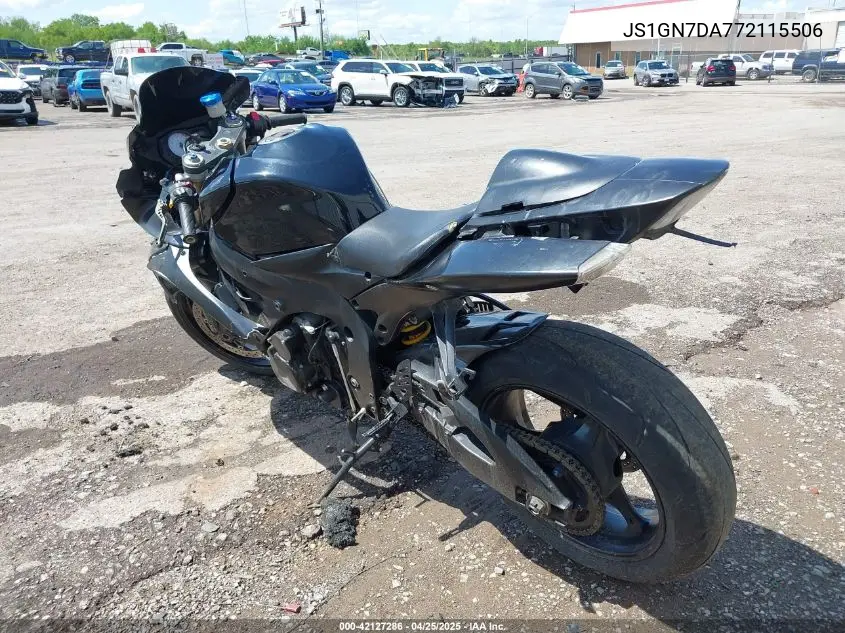 2007 Suzuki Gsx-R600 VIN: JS1GN7DA772115506 Lot: 42127286