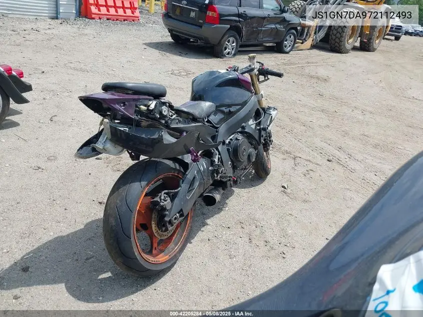 2007 Suzuki Gsx-R600 VIN: JS1GN7DA972112493 Lot: 42205284