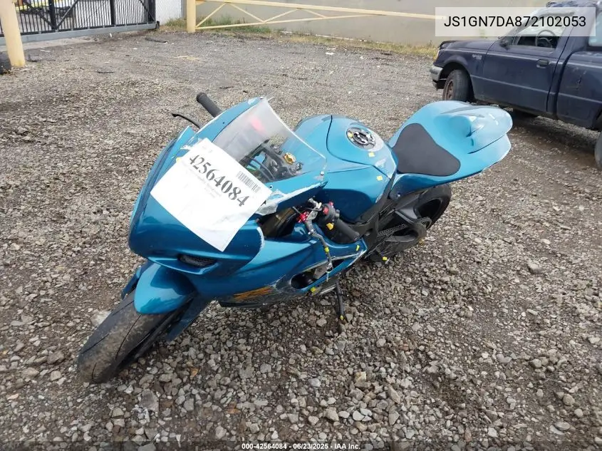 2007 Suzuki Gsx-R600 VIN: JS1GN7DA872102053 Lot: 42564084