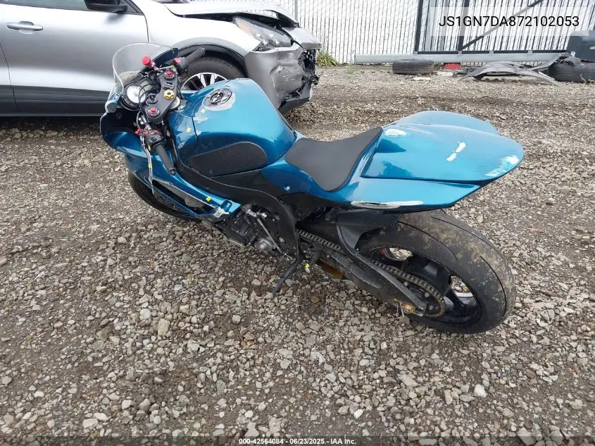 2007 Suzuki Gsx-R600 VIN: JS1GN7DA872102053 Lot: 42564084