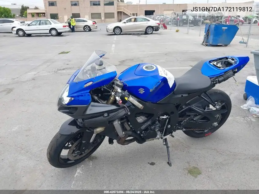 2007 Suzuki Gsx-R600 VIN: JS1GN7DA172119812 Lot: 42573394